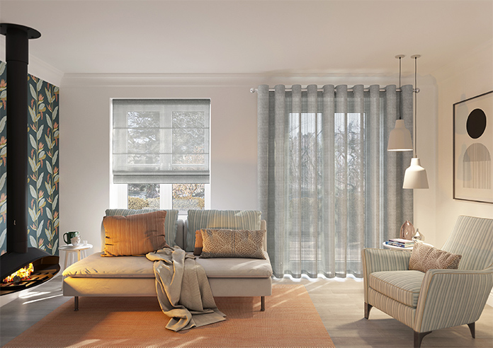 Taranto Voile, Mountain Grey - Made to Measure Curtains - Image 16